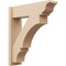 Ekena Millwork 8-in W x 28-in D x 32-in H Balboa Trad Rough Cedar Woodgrain TimberThane Outlooker, Primed Tan OUTUR080X28X32BOA04RCPR - alternate 1